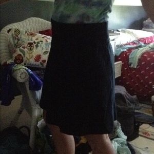 J.Jill black ponte skirt